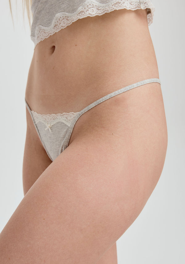 whisper bamboo string thong