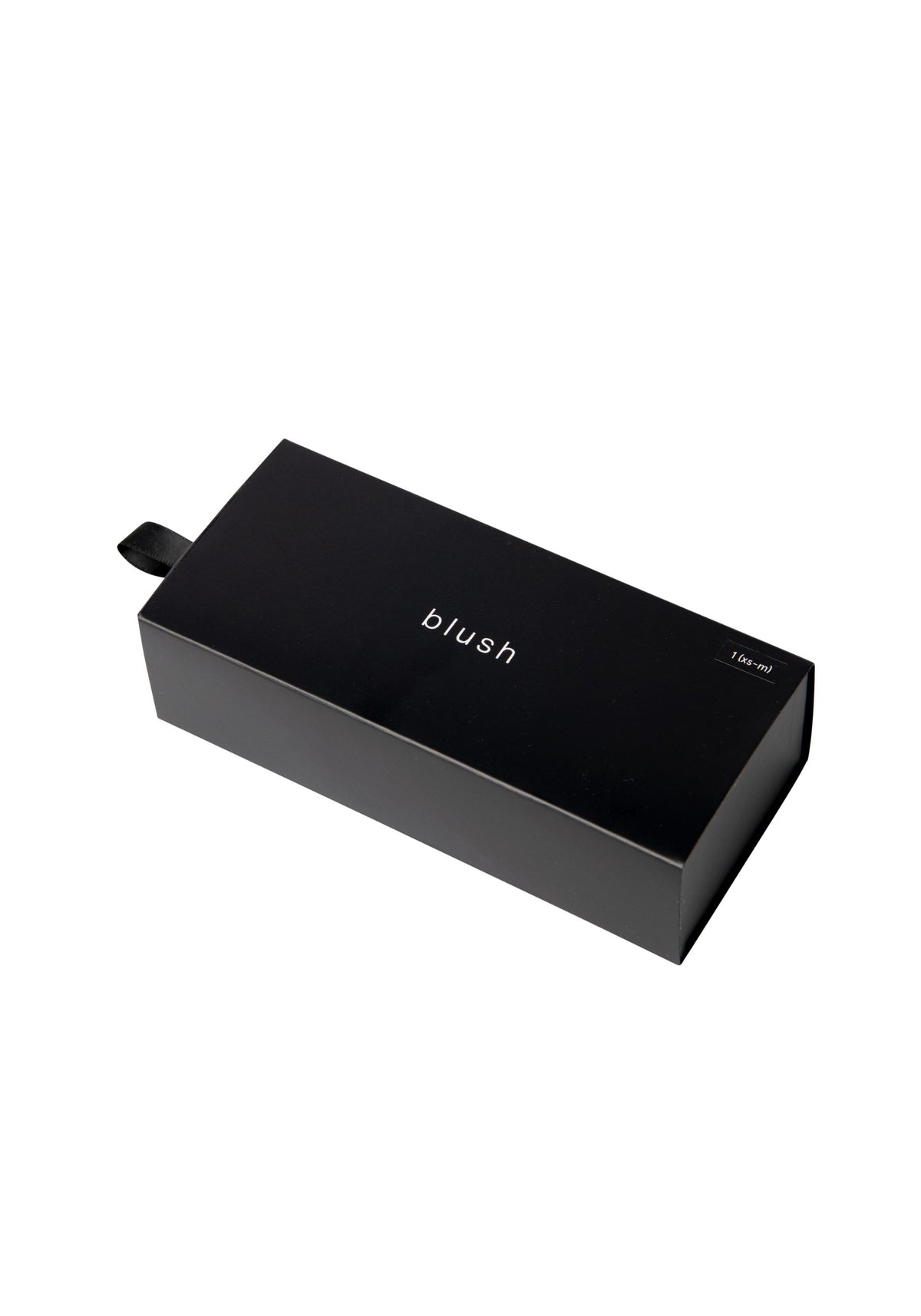 model is wearing a size 1 body harness - black saint reversible body harness