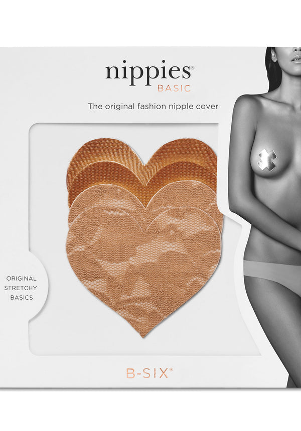 - nude nippies heart nipple covers