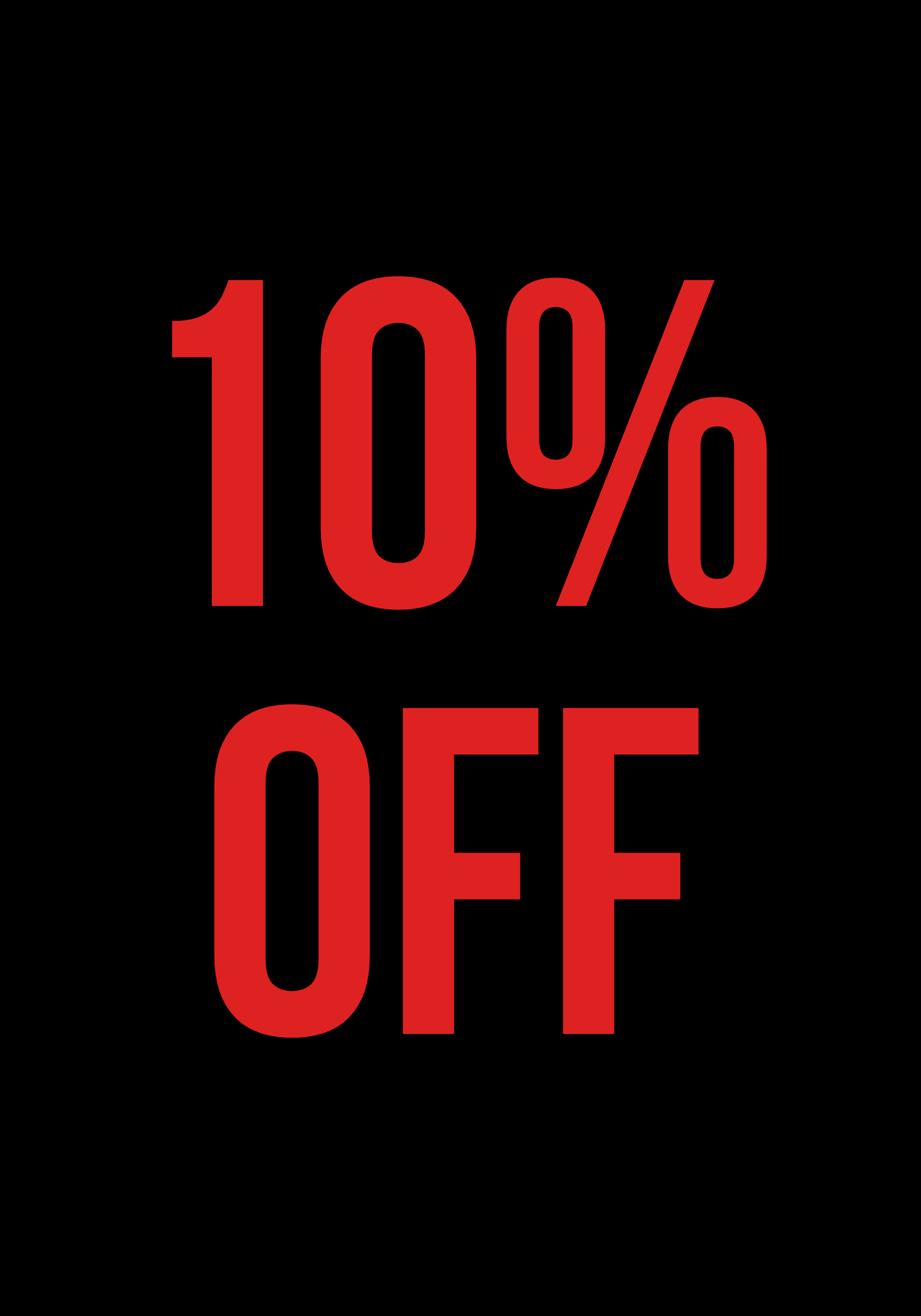 10% off lingerie