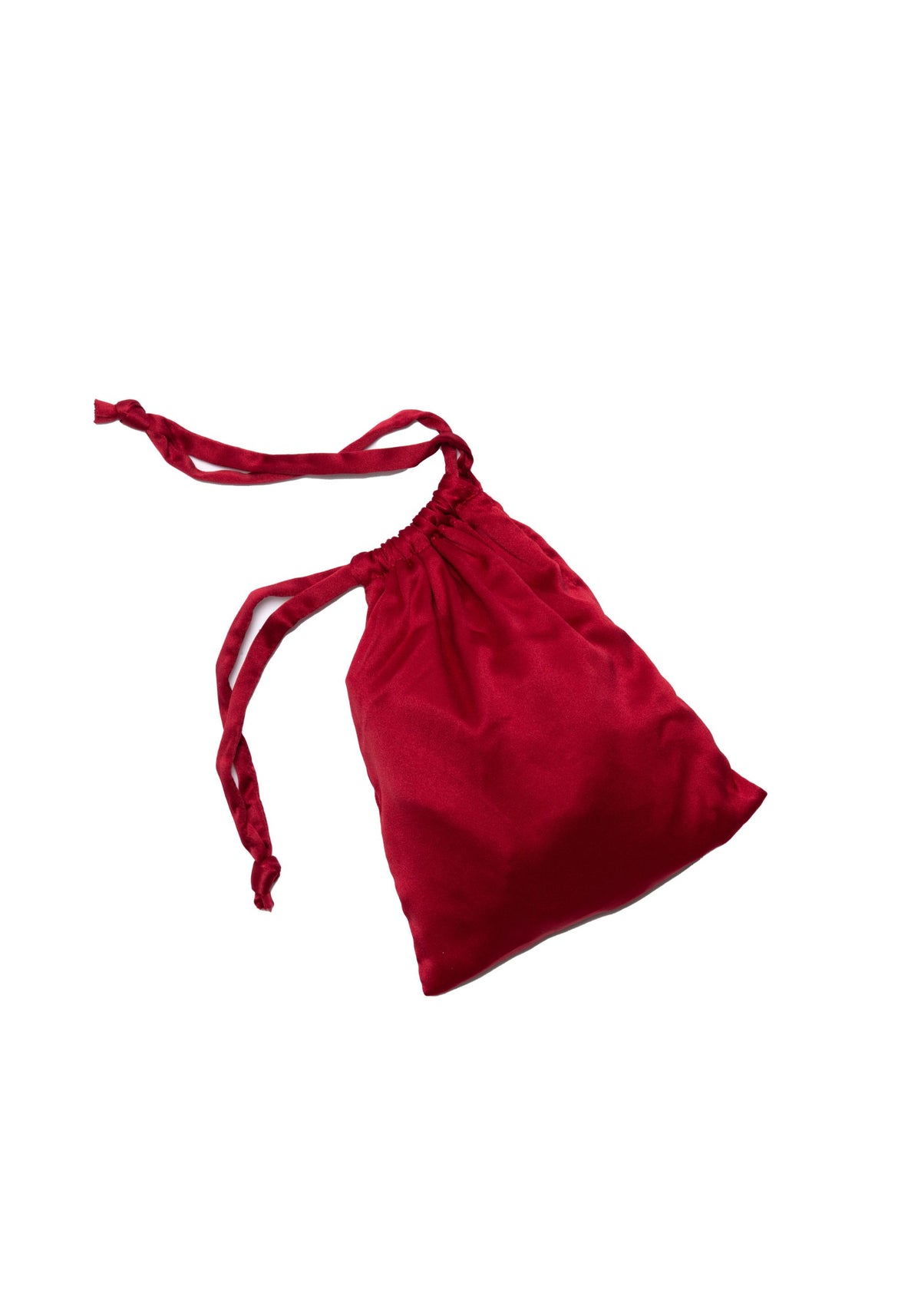 model is wearing an O/S sleep mask-red play sleep mask