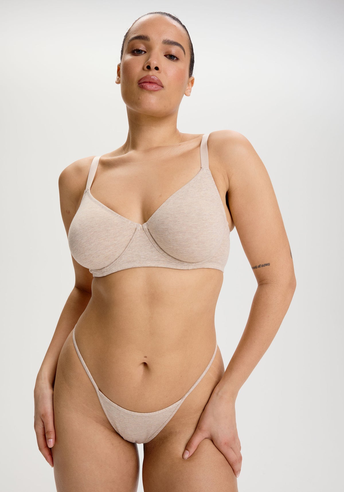 model is wearing an M panty - nude the cotton string