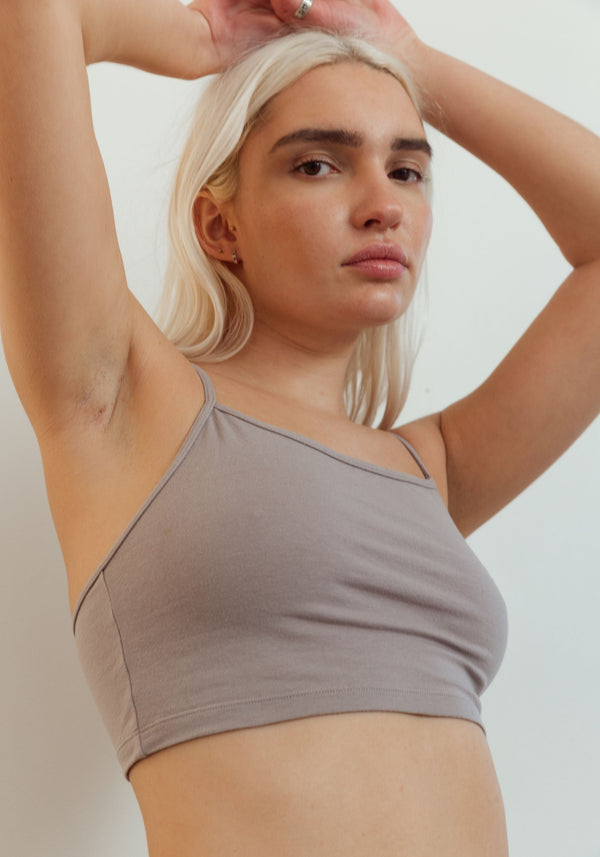 blush lingerie Cami Courte The Cotton Pour Femmes Shiitake