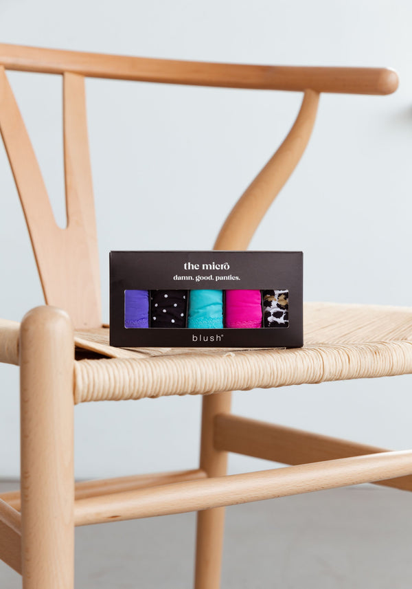 blush lingerie Tanga À Bordure De Dentelle Paquet De 5 The Micro Pour Femmes Multi