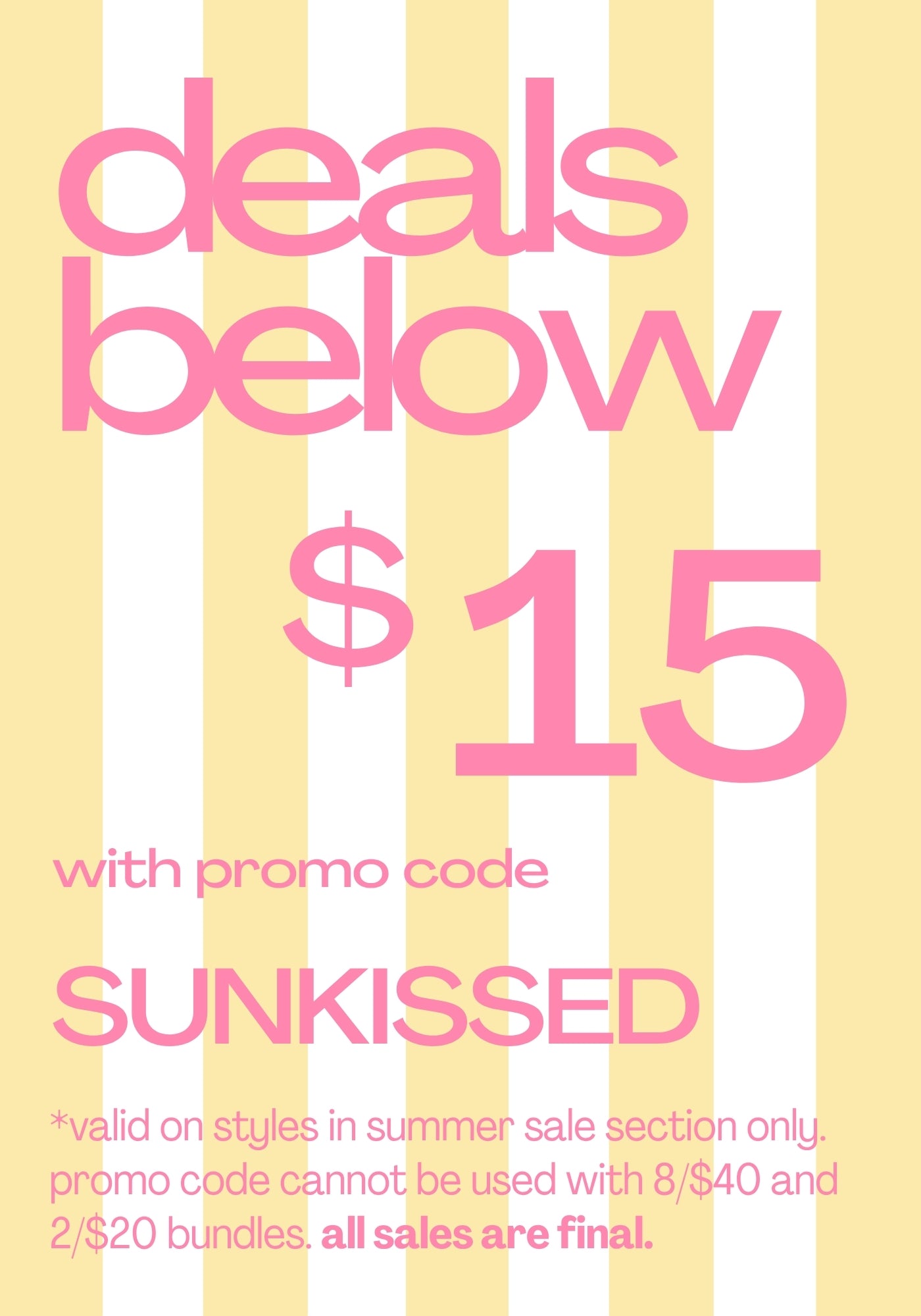 deals below $15