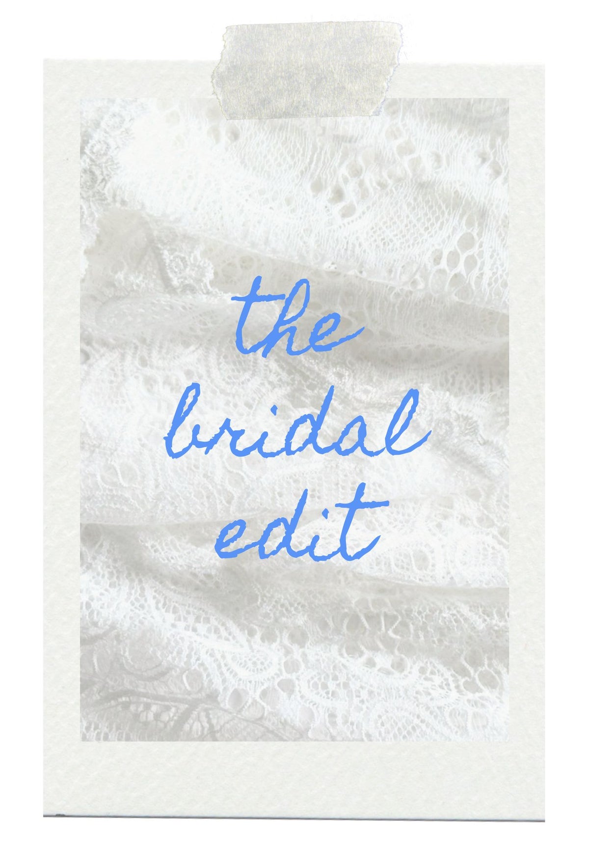  -  promo block static - the bridal edit