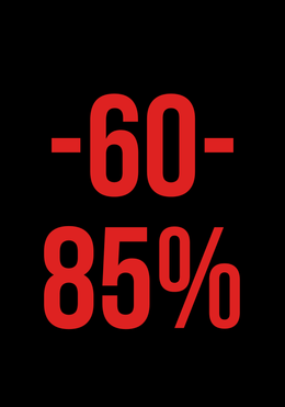 détente à -60-85%