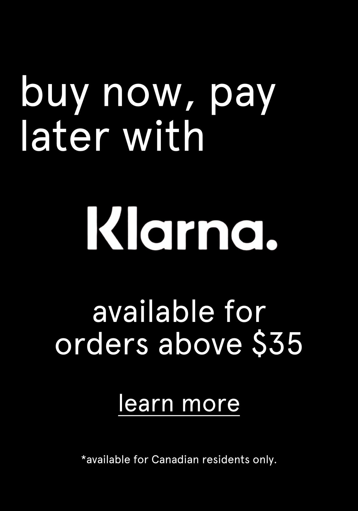 - promo block static - klarna general