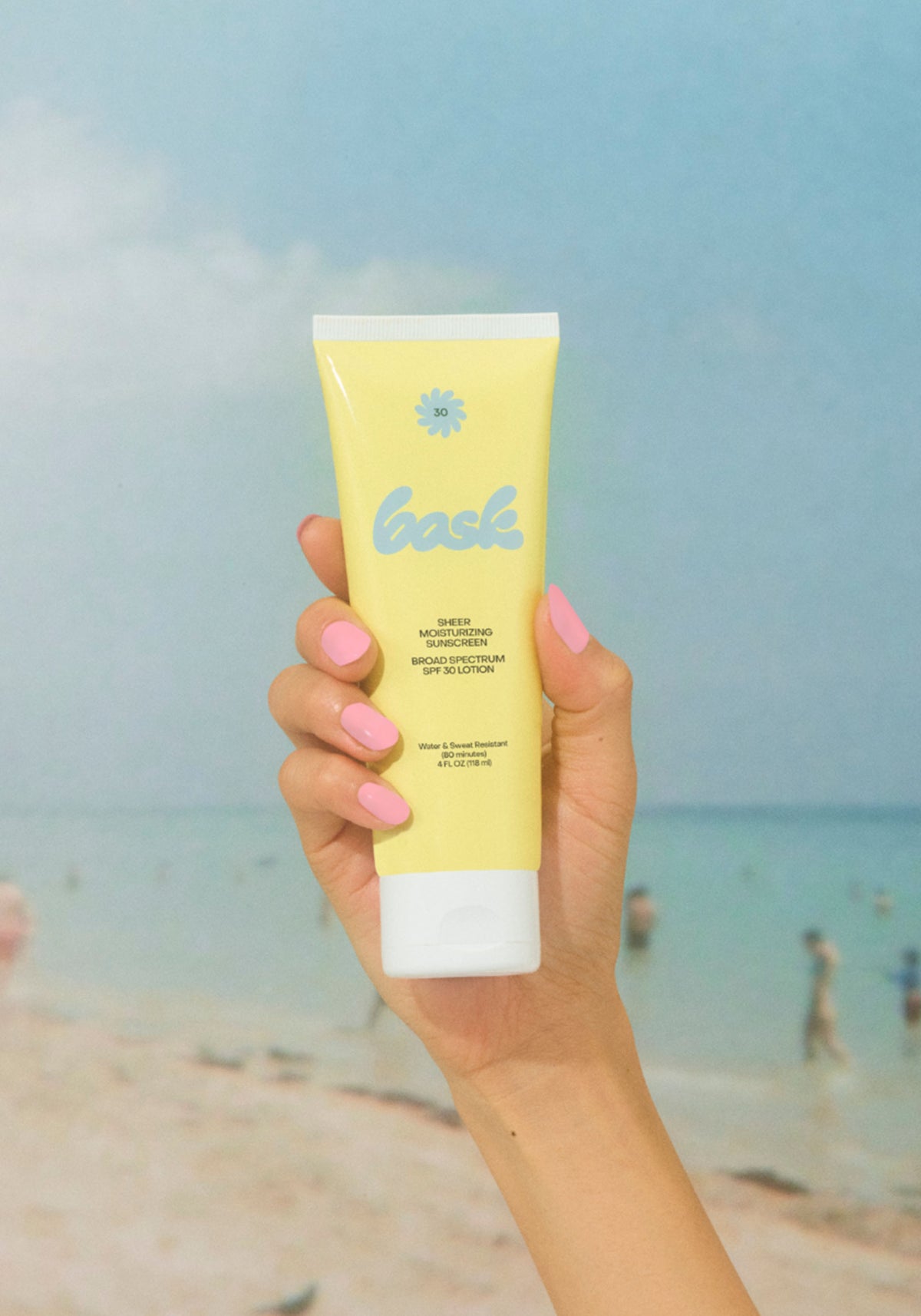 apply sunscreen along the body or face 15 minutes before sun exposure. reapply after 80 minutes of heavy sweating and swimming. remember to continuously apply at least every two hours when under the sun. -  bask suncare sheer moisturizing spf lotion