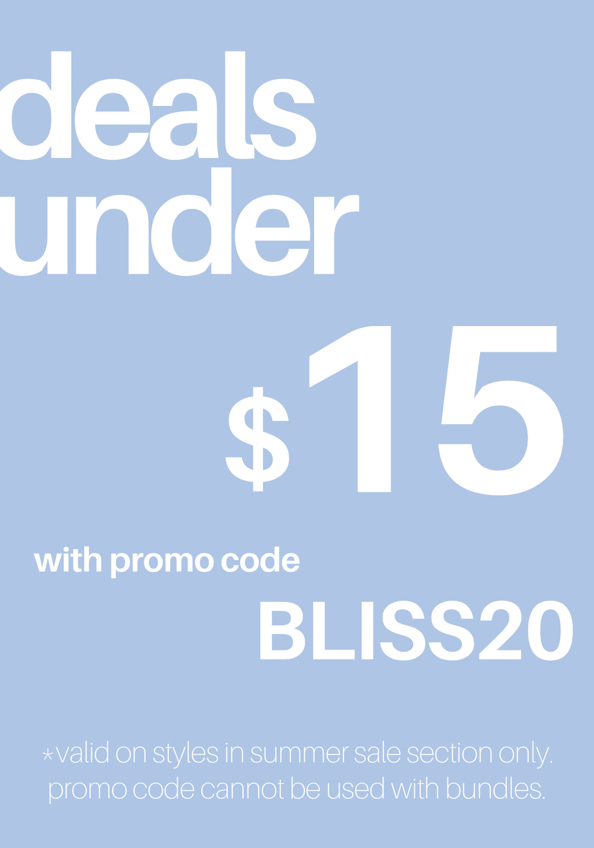  -  promo block static - 6/11/2026 summer sale - deals under $15