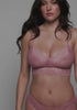 model is wearing an S panty - pink the lace cheeky