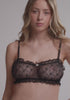 model is wearing an S bloomer - black lilith bloomer