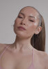 model is wearing an M panty - pink the rib high leg thong